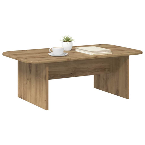 vidaXL Coffee Table Artisan Oak 93 x 53 x 33 cm Engineered Wood