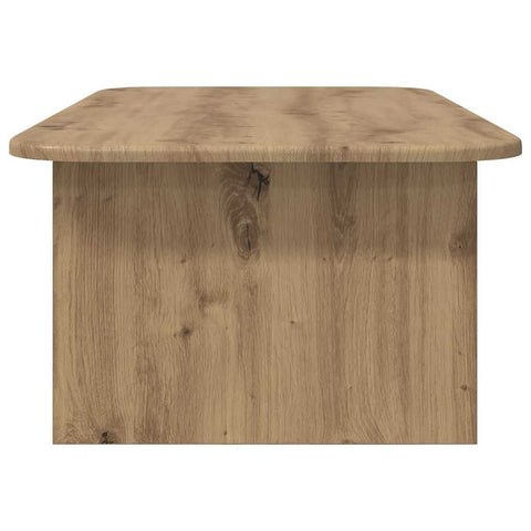 vidaXL Coffee Table Artisan Oak 93 x 53 x 33 cm Engineered Wood