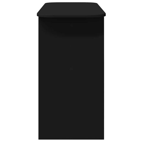 vidaXL Console Table Black 93 x 40 x 75 cm Engineered Wood