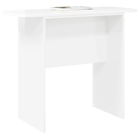 vidaXL Console Table High Gloss White 93 x 40 x 75 cm Engineered Wood