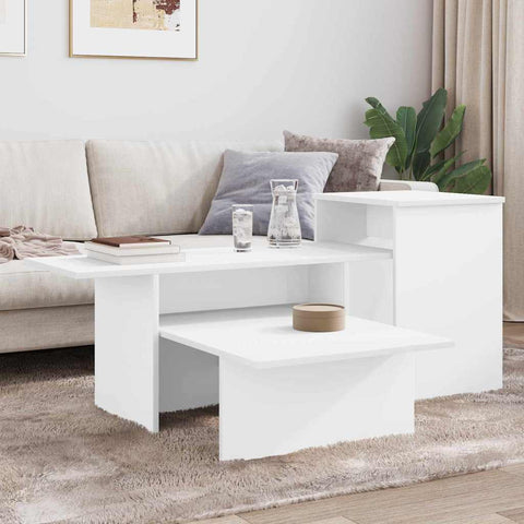 vidaXL Console Table White 80 x 50 x 225 cm Engineered Wood