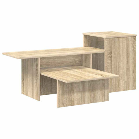 vidaXL Console Table Sonoma Oak 80 x 50 x 225 cm Engineered Wood