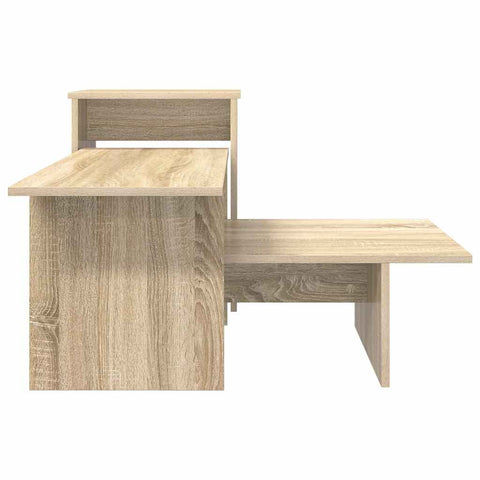 vidaXL Console Table Sonoma Oak 80 x 50 x 225 cm Engineered Wood