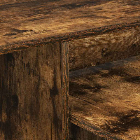 vidaXL Console Table Smoked Oak 80 x 50 x 225 cm Engineered Wood