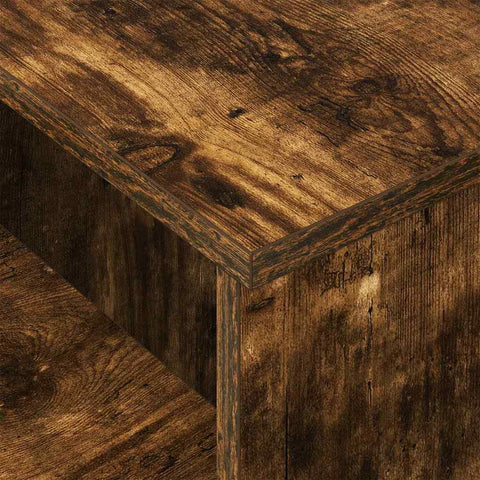 vidaXL Console Table Smoked Oak 80 x 50 x 225 cm Engineered Wood
