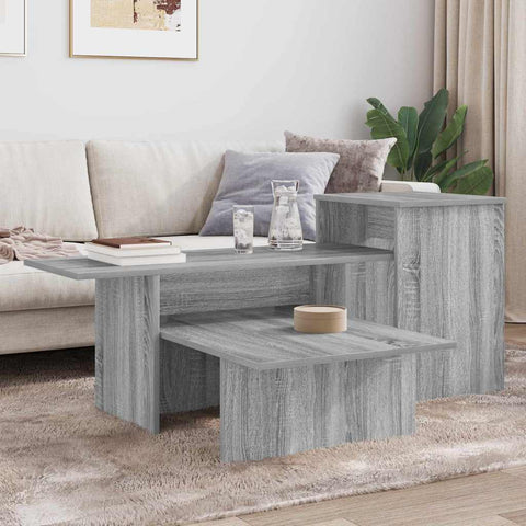 vidaXL Console Table Grey Sonoma 80 x 50 x 225 cm Engineered Wood