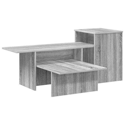vidaXL Console Table Grey Sonoma 80 x 50 x 225 cm Engineered Wood