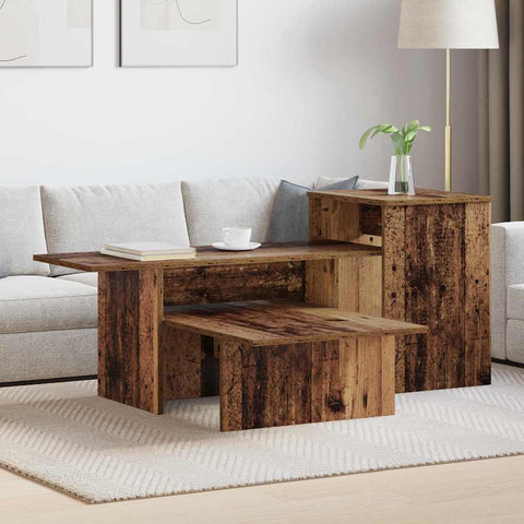 vidaXL Console Table Old Wood 80 x 50 x 225 cm Engineered Wood