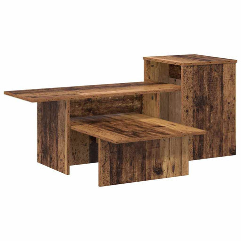 vidaXL Console Table Old Wood 80 x 50 x 225 cm Engineered Wood