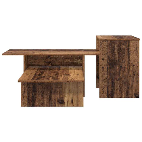 vidaXL Console Table Old Wood 80 x 50 x 225 cm Engineered Wood