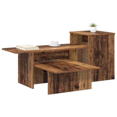 vidaXL Console Table Old Wood 80 x 50 x 225 cm Engineered Wood