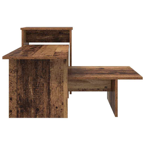 vidaXL Console Table Old Wood 80 x 50 x 225 cm Engineered Wood