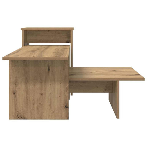 vidaXL Console Table Artisan Oak 80 x 50 x 225 cm Engineered Wood
