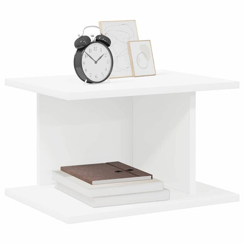 vidaXL Bedside Table 2 pcs White 40 x 30 x 25 cm Engineered Wood