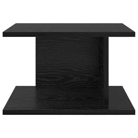vidaXL Bedside Table 2 pcs Black Oak 40 x 30 x 25 cm Engineered Wood