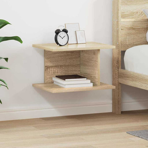 vidaXL Bedside Table Sonoma Oak 40 x 30 x 25 cm Engineered Wood