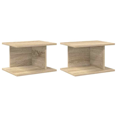 vidaXL Bedside Table 2 pcs Sonoma Oak 40 x 30 x 25 cm Engineered Wood