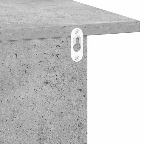 vidaXL Bedside Table 2 pcs Concrete Grey 40 x 30 x 25 cm