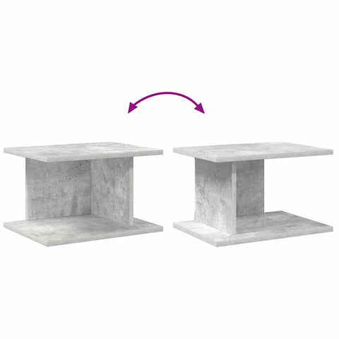 vidaXL Bedside Table 2 pcs Concrete Grey 40 x 30 x 25 cm