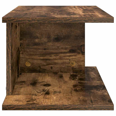 vidaXL Bedside Table Smoked Oak 40 x 30 x 25 cm Engineered Wood