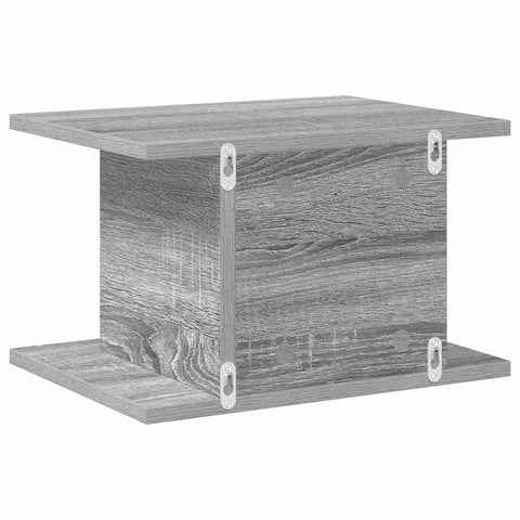 vidaXL Bedside Table 2 pcs Grey Sonoma 40 x 30 x 25 cm Engineered Wood