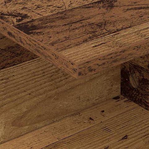 vidaXL Bedside Table 2 pcs Old Wood 40 x 30 x 25 cm Engineered Wood