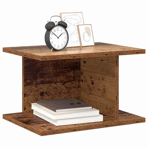vidaXL Bedside Table 2 pcs Old Wood 40 x 30 x 25 cm Engineered Wood