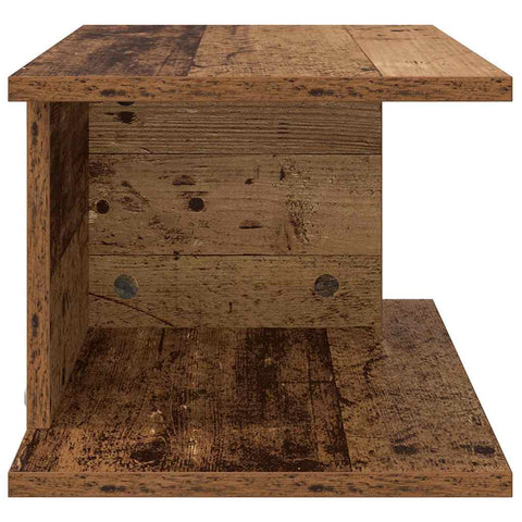 vidaXL Bedside Table 2 pcs Old Wood 40 x 30 x 25 cm Engineered Wood