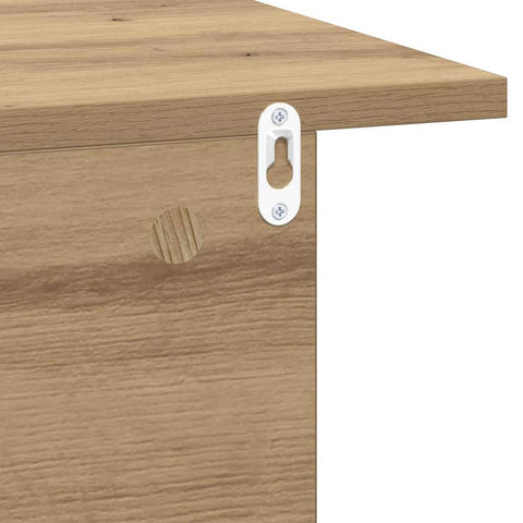 vidaXL Bedside Table 2 pcs Artisan Oak 40 x 30 x 25 cm Engineered Wood