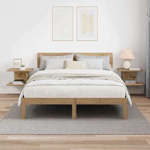 vidaXL Bedside Table 2 pcs Artisan Oak 40 x 30 x 25 cm Engineered Wood