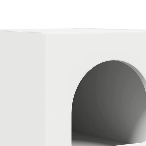 vidaXL Bedside Table 2 pcs White 29.5 x 35 x 50 cm Engineered Wood