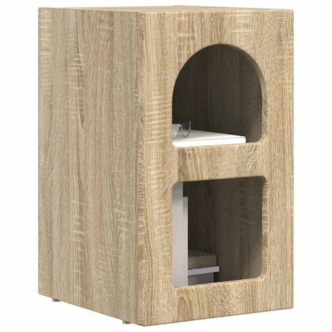 vidaXL Bedside Table 2 pcs Sonoma Oak 29.5 x 35 x 50 cm