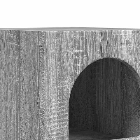 vidaXL Bedside Table Grey Sonoma 29.5 x 35 x 50 cm Engineered Wood