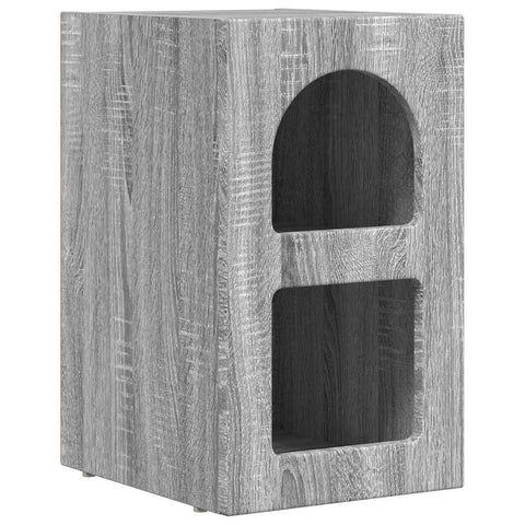 vidaXL Bedside Table Grey Sonoma 29.5 x 35 x 50 cm Engineered Wood