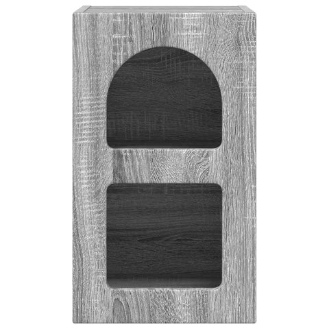 vidaXL Bedside Table Grey Sonoma 29.5 x 35 x 50 cm Engineered Wood