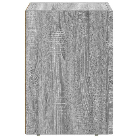 vidaXL Bedside Table Grey Sonoma 29.5 x 35 x 50 cm Engineered Wood