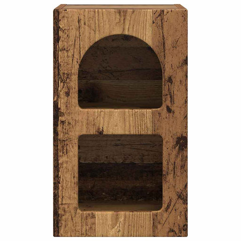 vidaXL Bedside Table 2 pcs Old Wood 29.5 x 35 x 50 cm Engineered Wood