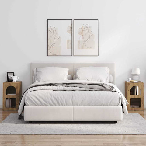 vidaXL Bedside Table 2 pcs Artisan Oak 29.5 x 35 x 50 cm