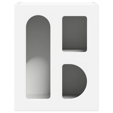 vidaXL Bedside Table White 40 x 35 x 50 cm Engineered Wood