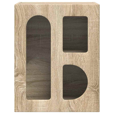 vidaXL Bedside Table Sonoma Oak 40 x 35 x 50 cm Engineered Wood