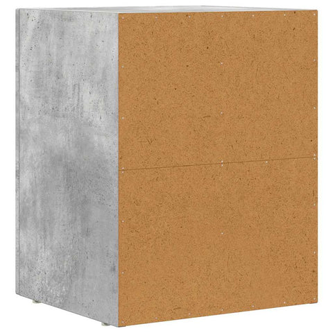 vidaXL Bedside Table Concrete Grey 40 x 35 x 50 cm Engineered Wood