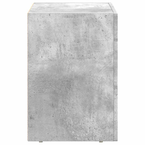 vidaXL Bedside Table Concrete Grey 40 x 35 x 50 cm Engineered Wood