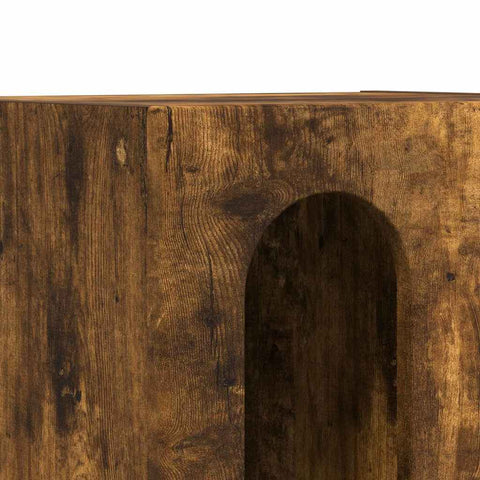 vidaXL Bedside Table Smoked Oak 40 x 35 x 50 cm Engineered Wood