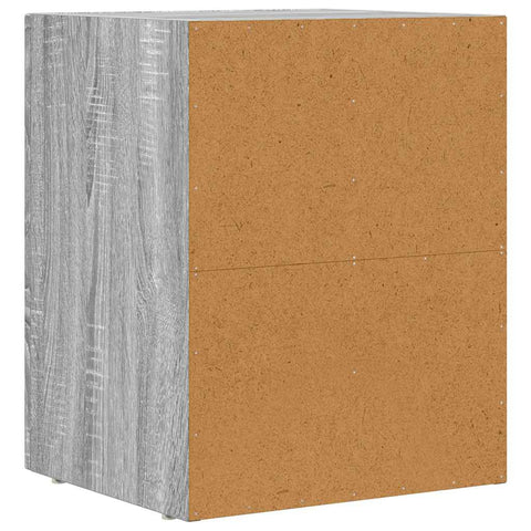vidaXL Bedside Table Grey Sonoma 40 x 35 x 50 cm Engineered Wood