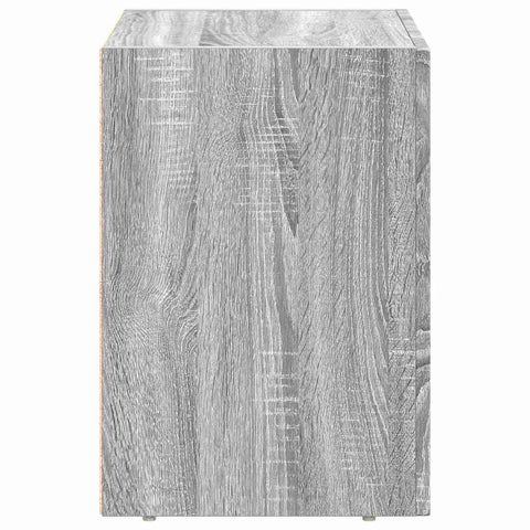 vidaXL Bedside Table Grey Sonoma 40 x 35 x 50 cm Engineered Wood