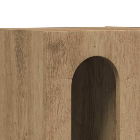 vidaXL Bedside Table Artisan Oak 40 x 35 x 50 cm Engineered Wood
