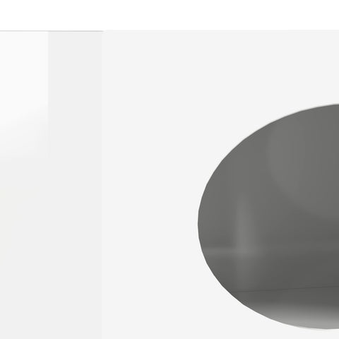 vidaXL Sideboard High Gloss White 40 x 35 x 100.5 cm Engineered Wood