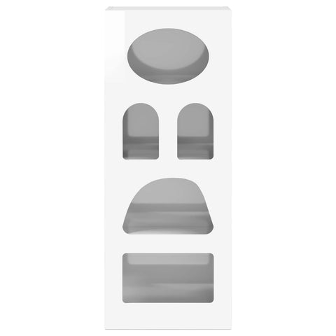 vidaXL Sideboard High Gloss White 40 x 35 x 100.5 cm Engineered Wood