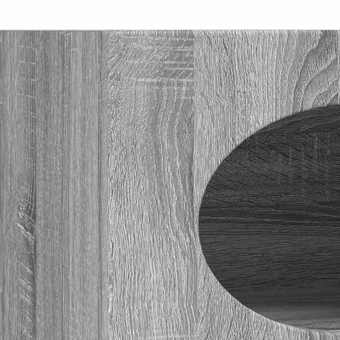 vidaXL Sideboard Grey Sonoma 40 x 35 x 100.5 cm Engineered Wood