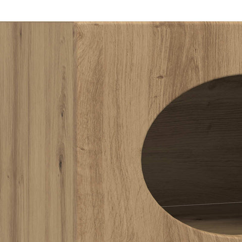 vidaXL Sideboard Artisan Oak 40 x 35 x 100.5 cm Engineered Wood